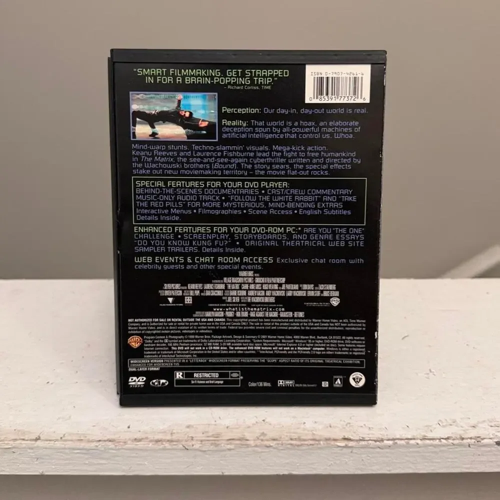 The matrix special edition dvd